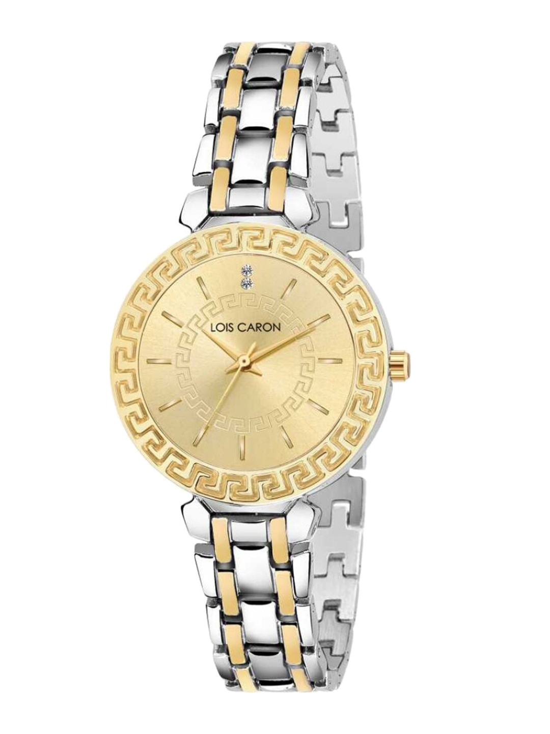 

LOIS CARON Men Gold-Toned & Silver-Toned Analogue Watch MLC-8605