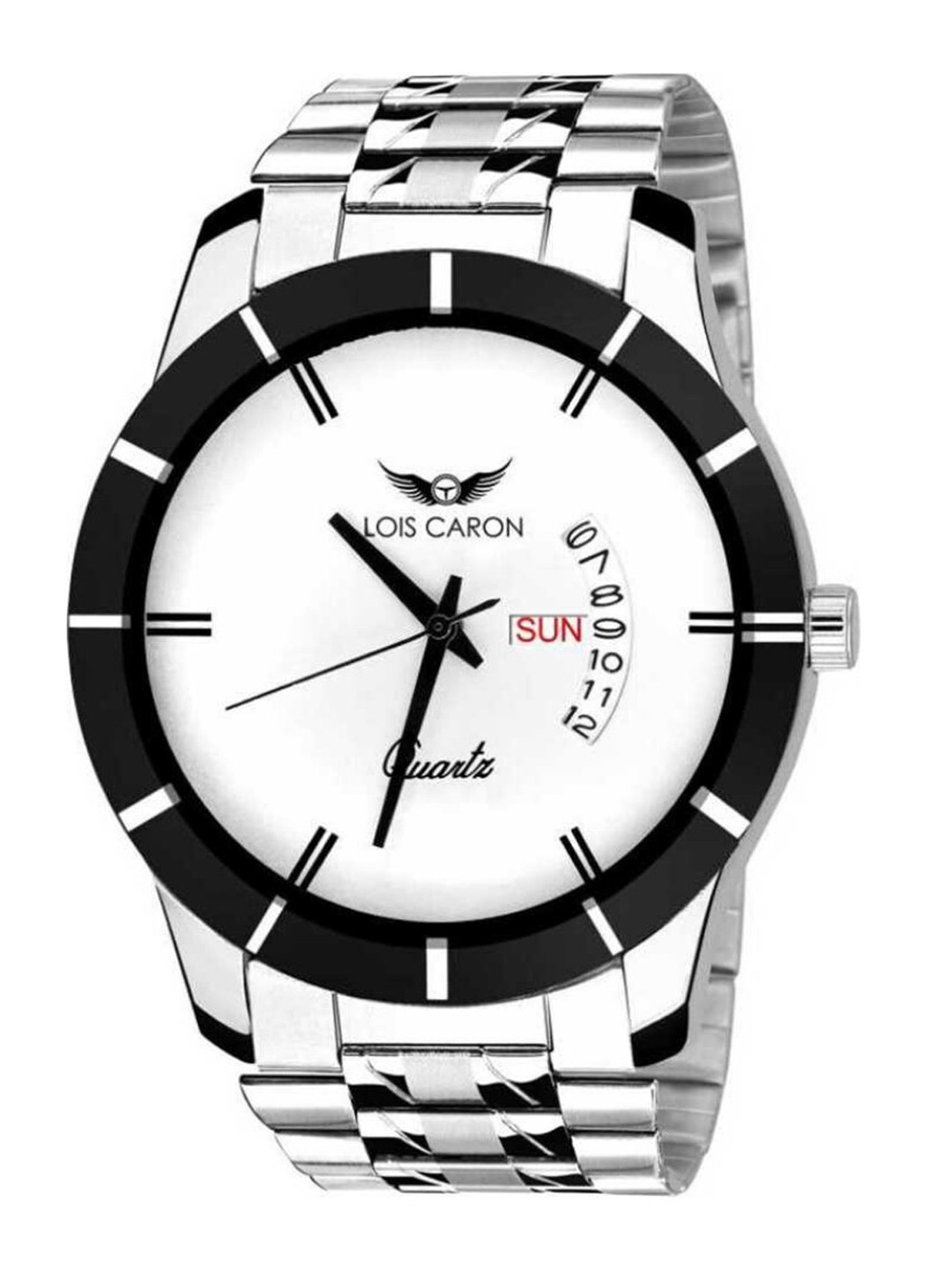 

LOIS CARON Men White Analogue Watch MLC-8074