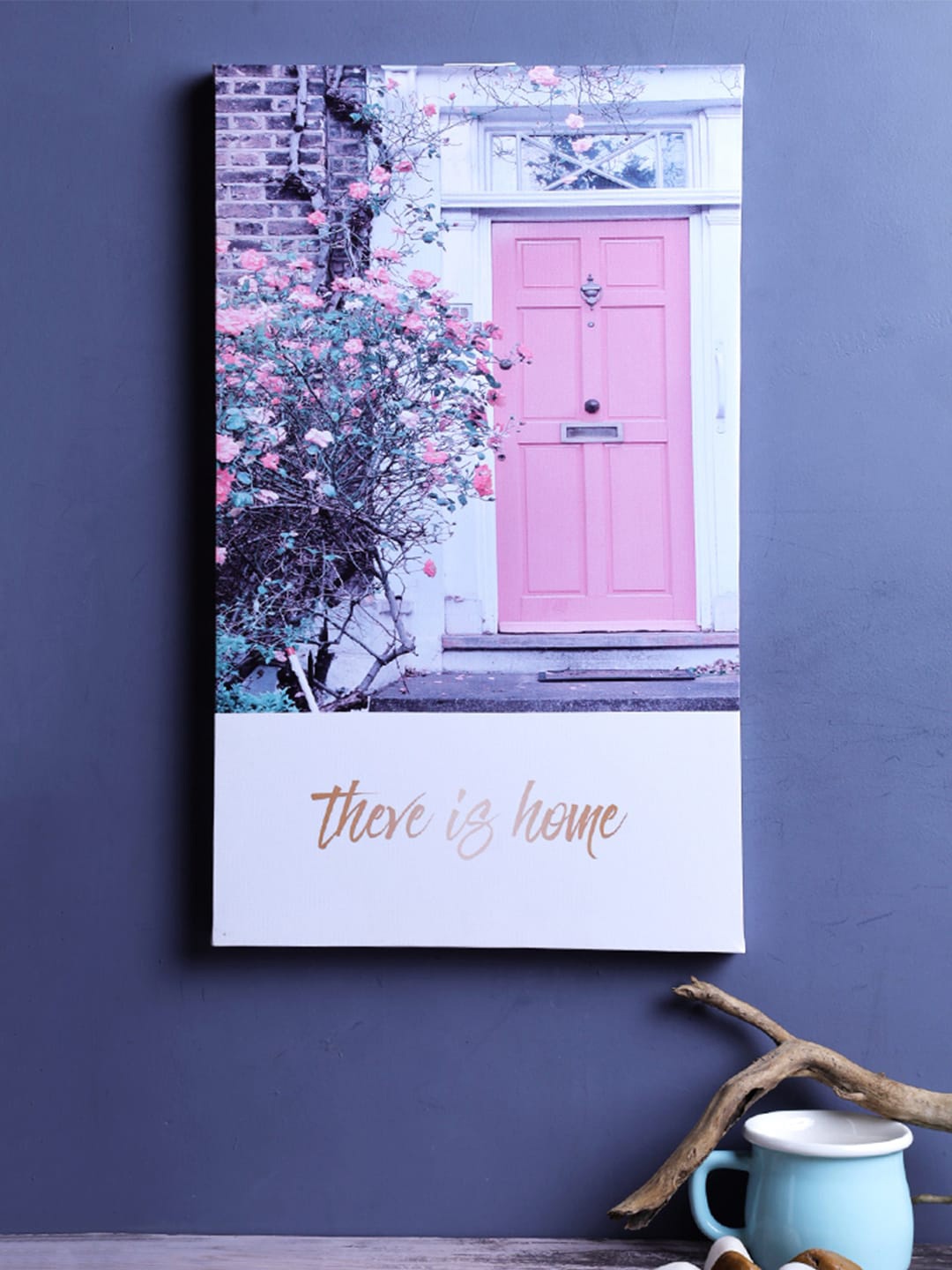 

A Vintage Affair- Home Decor Kids White & Pink The Door Home Wall Art