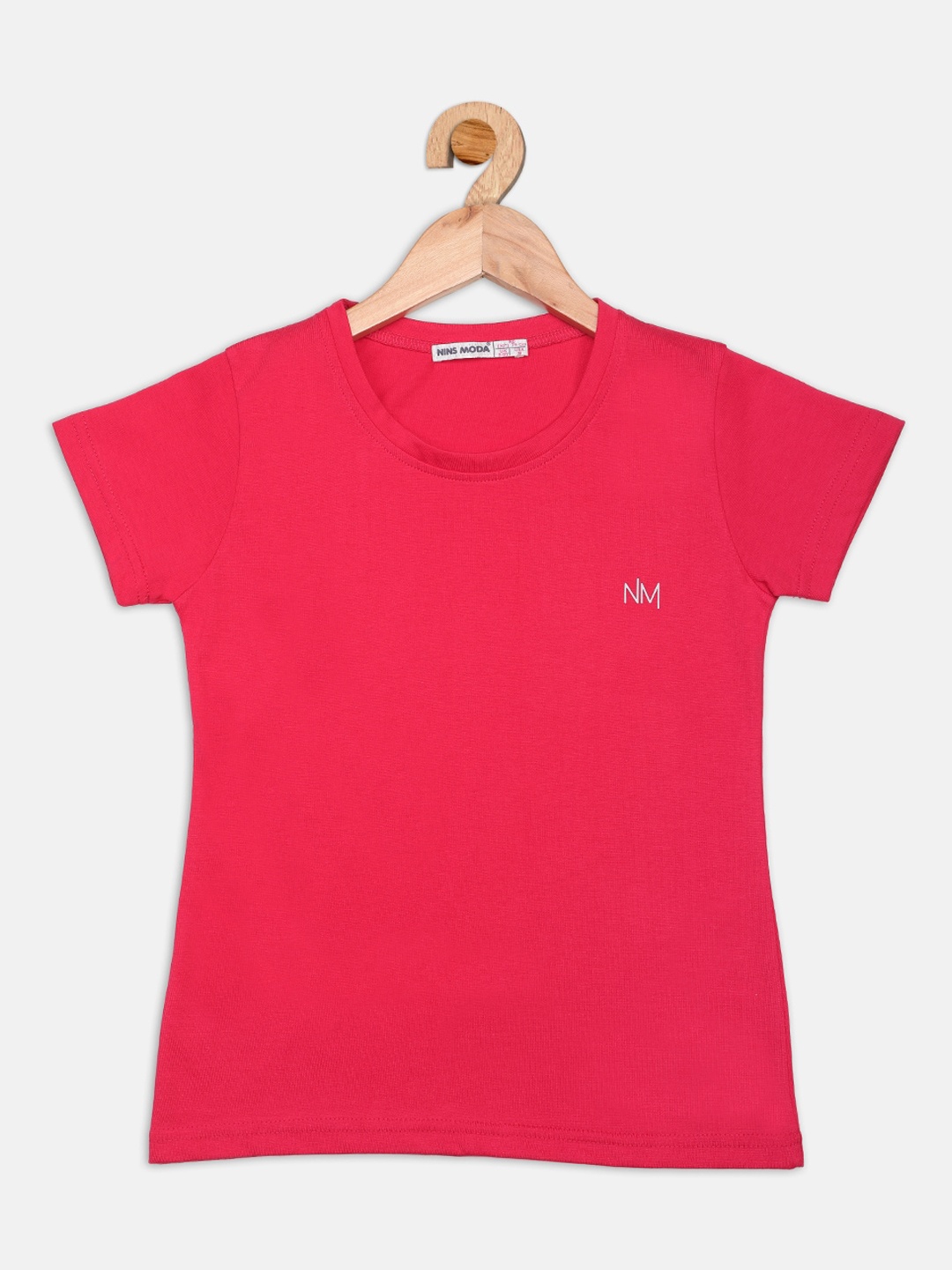 

Nins Moda Girls Magenta Regular Top