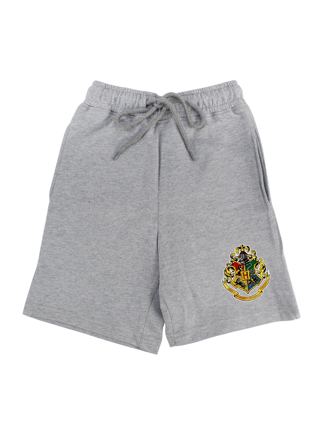 

Harry Potter Boys Grey Solid Regular Fit Cotton Shorts