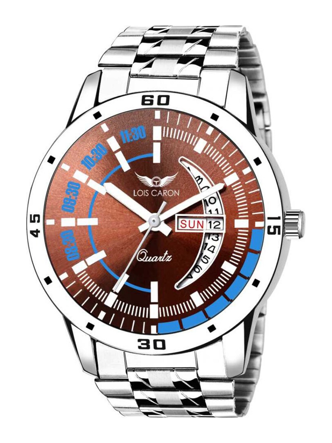 

LOIS CARON Men Brown Analogue Watch MLC-8101