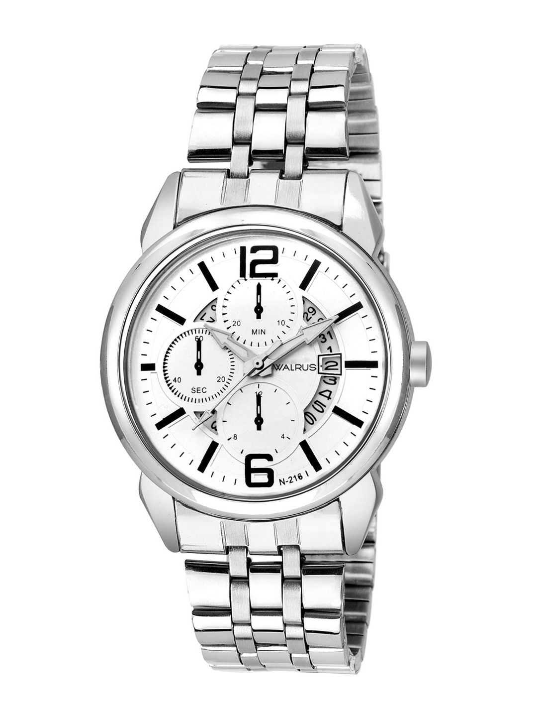 

Walrus Men Silver-Toned Analogue Watch WWTM-ARST-VI-010707