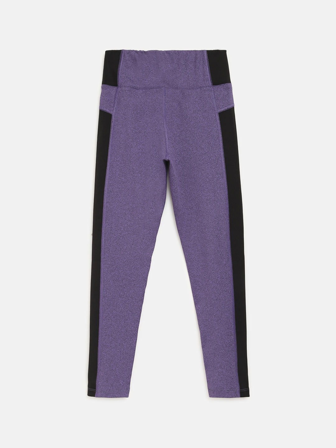 

CHIMPRALA Girls Purple Solid Sports Tights