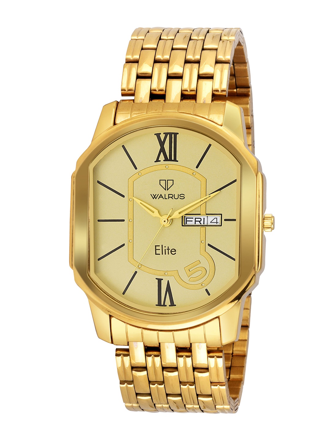 

Walrus Men Gold-Toned Analogue Watch WWTM-GLF-060606