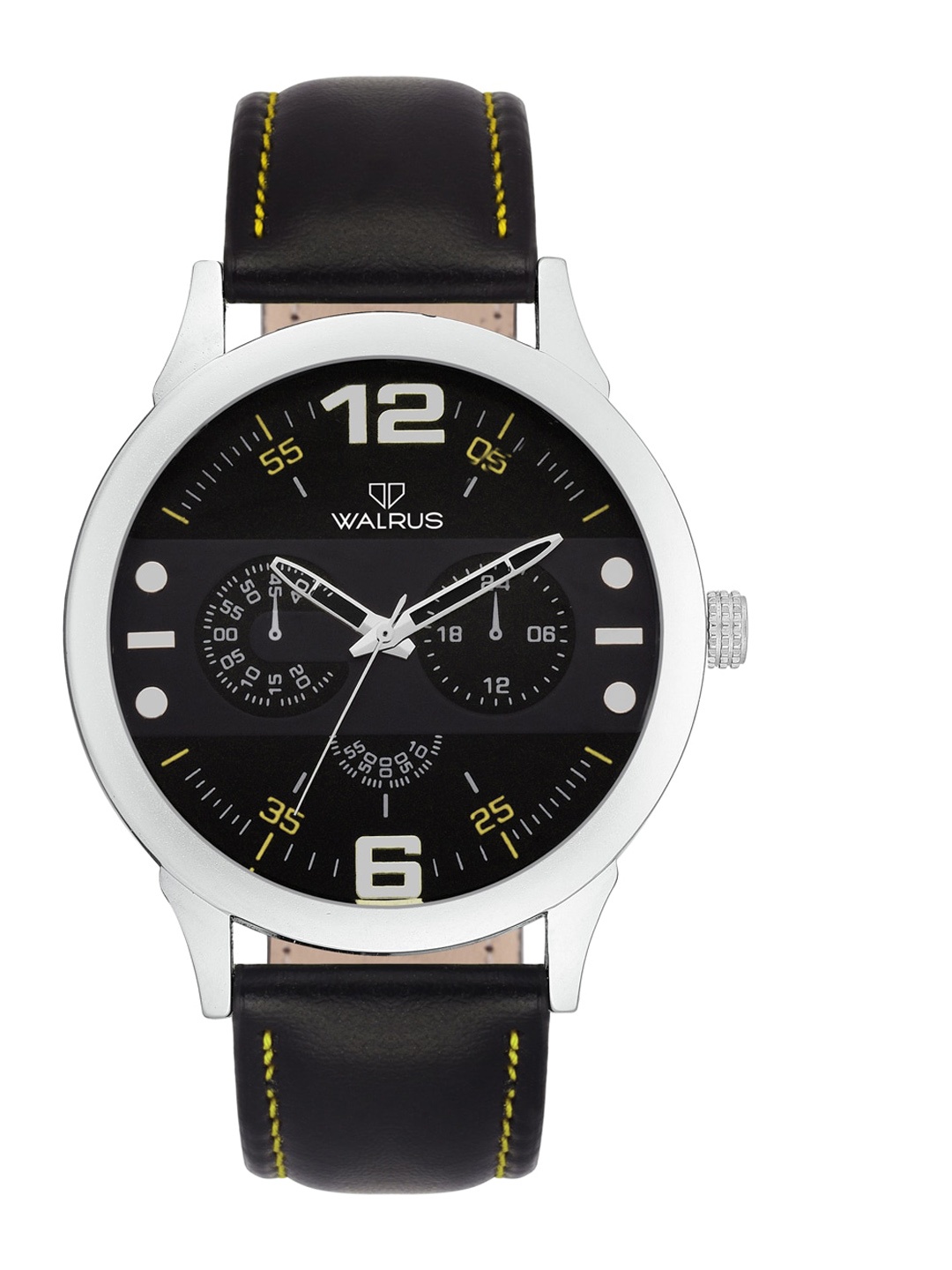 

Walrus Men Black Analogue Watch WWTM-MACHINO-III-020207Y