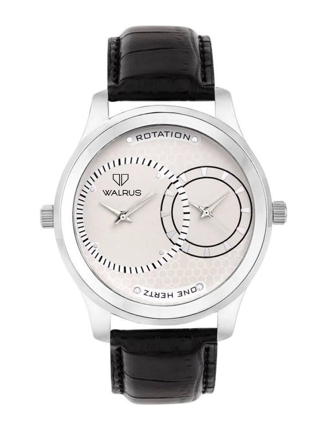 

Walrus Men Black & Silver-Toned Analogue Watch Invictus-102BK