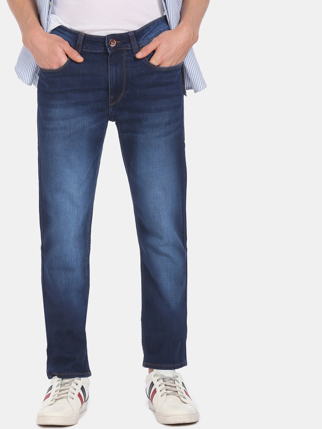 

Flying Machine Men Blue Slim Fit Jeans