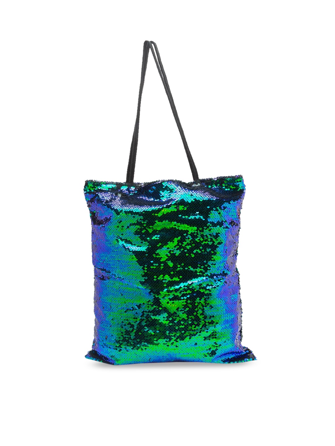

Globus Green & Blue Sequinned Tote Bag