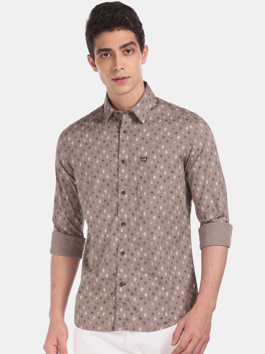 

Arrow Sport Men Brown Regular Fit Printed Casual Shirt