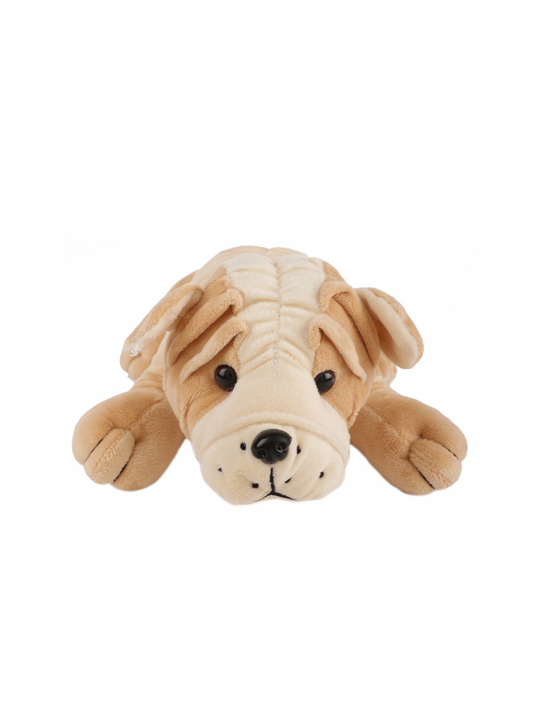 

DukieKooky Kids Beige & Brown Bull Dog Soft Toy
