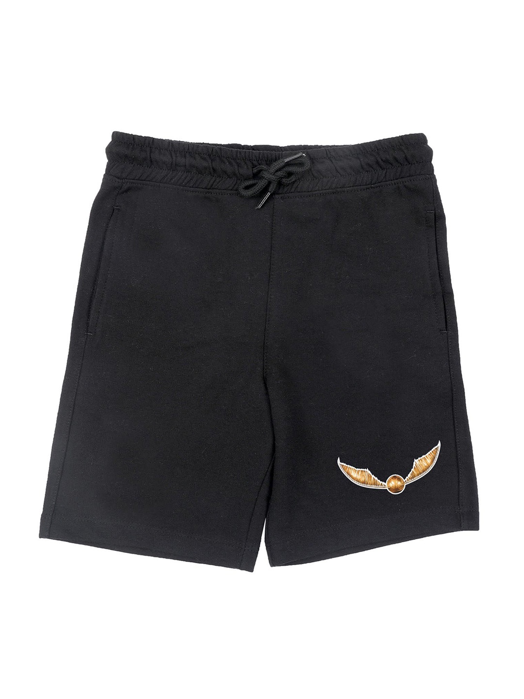 

Harry Potter Boys Black Solid Regular Fit Cotton Shorts