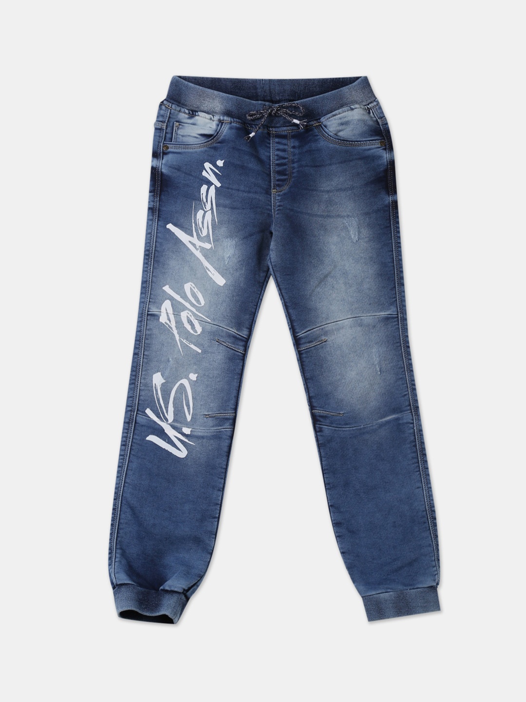 

U.S. Polo Assn. Kids Boys Blue Solid Regular Fit Jeans