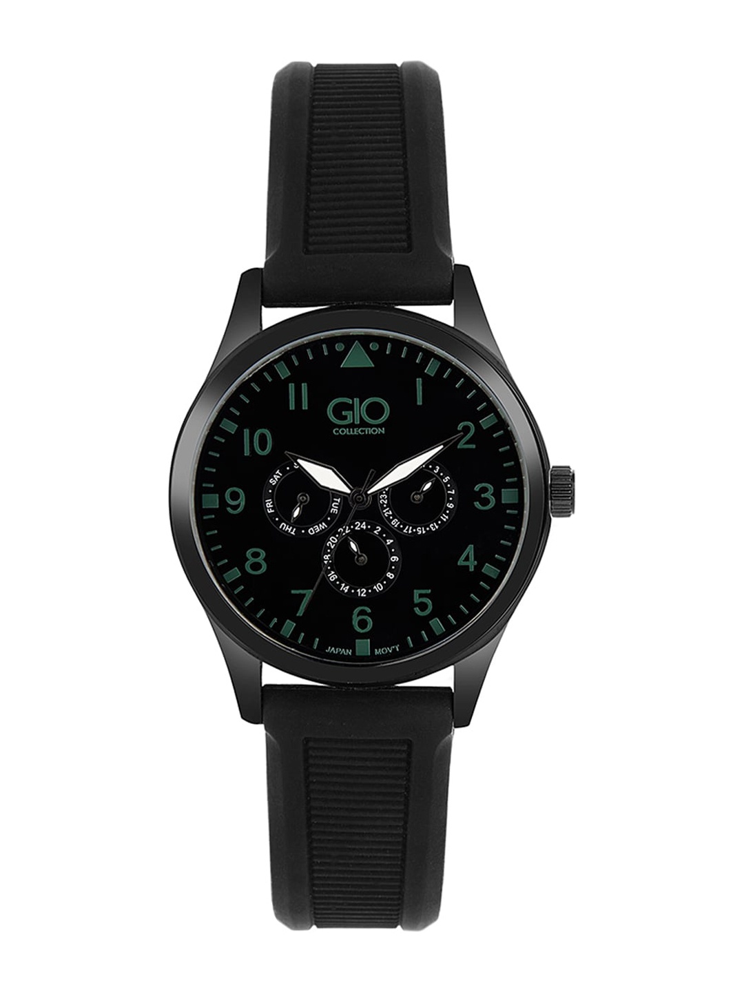 GIO COLLECTION Men Black Analogue Watch G0068-04X