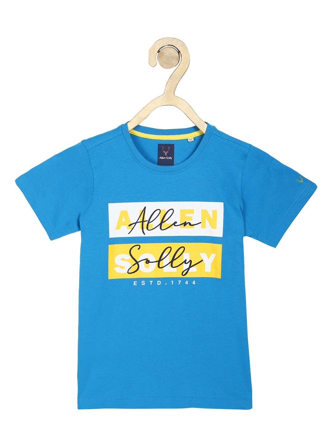 

Allen Solly Junior Boys Blue Printed Round Neck T-shirt