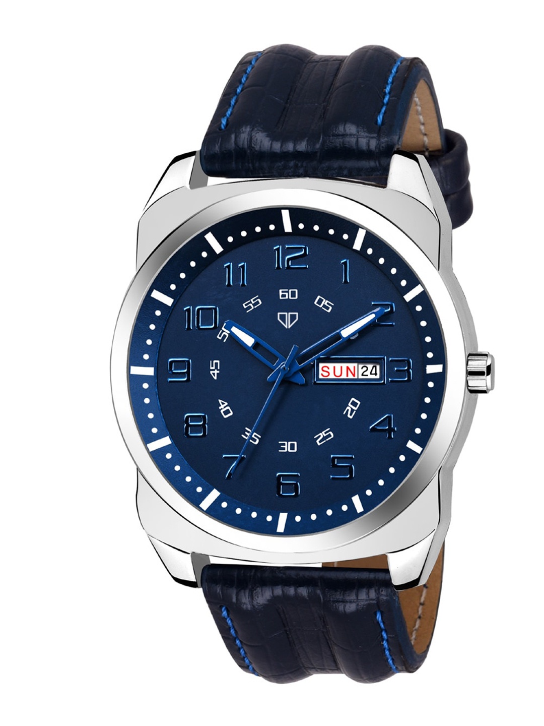 

Walrus Men Navy Blue & Silver-Toned Analogue Watch WWTM-BLD-030307