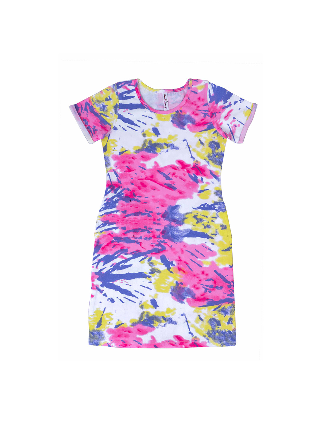 

Hunny Bunny Girls Pink Printed A-Line Dress
