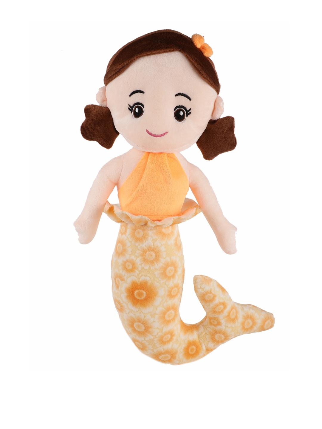 

DukieKooky Kids Orange & Beige Mermaid Soft Toy