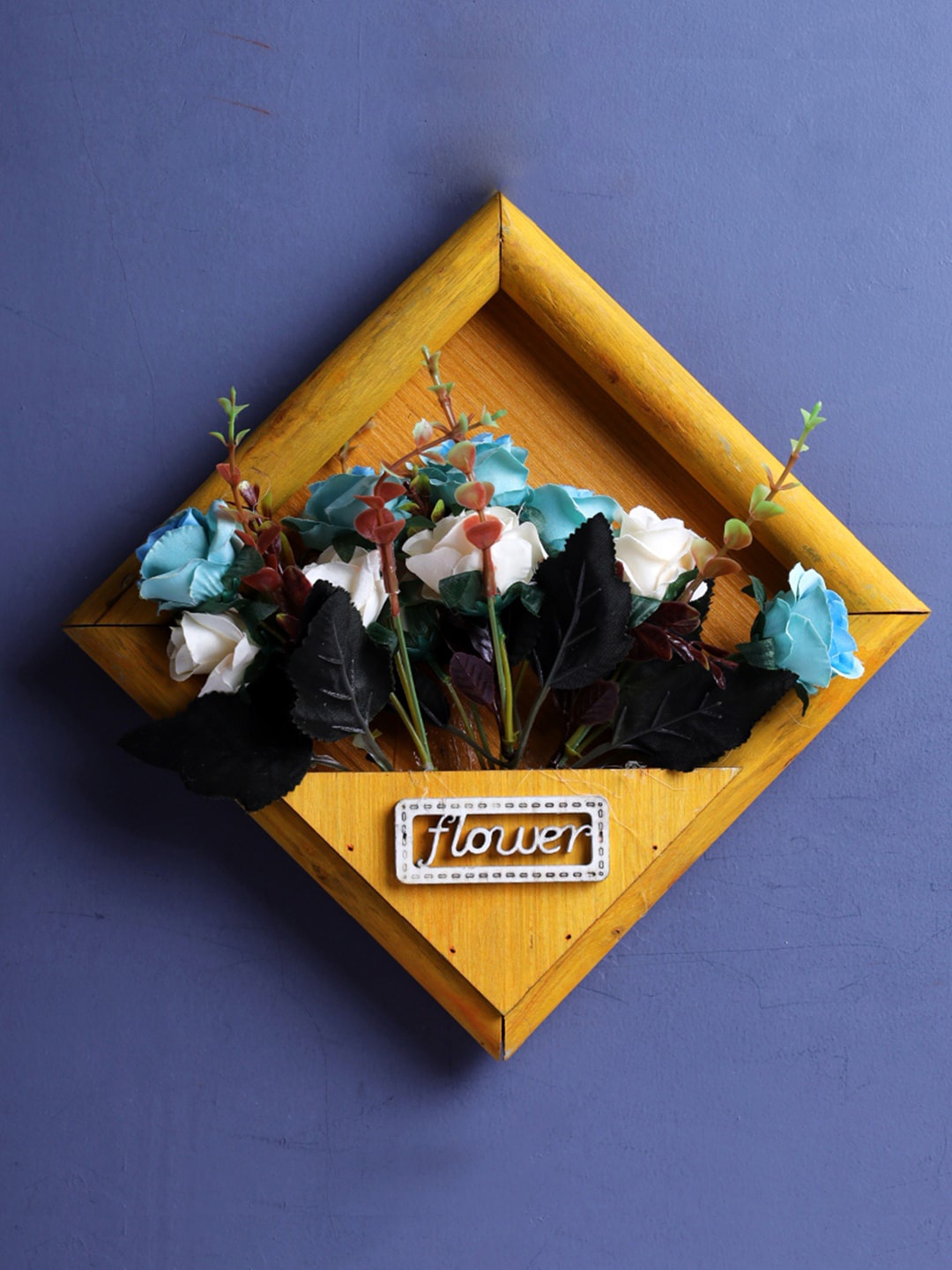 

A Vintage Affair- Home Decor Yellow Victoria Wall Hanging Flower Frame
