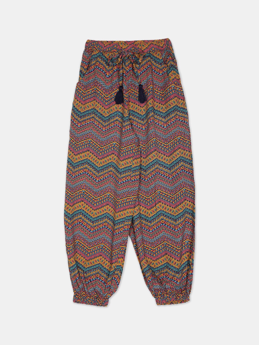 

Cherokee Girls Multicoloured Regular Fit Printed Joggers, Multi