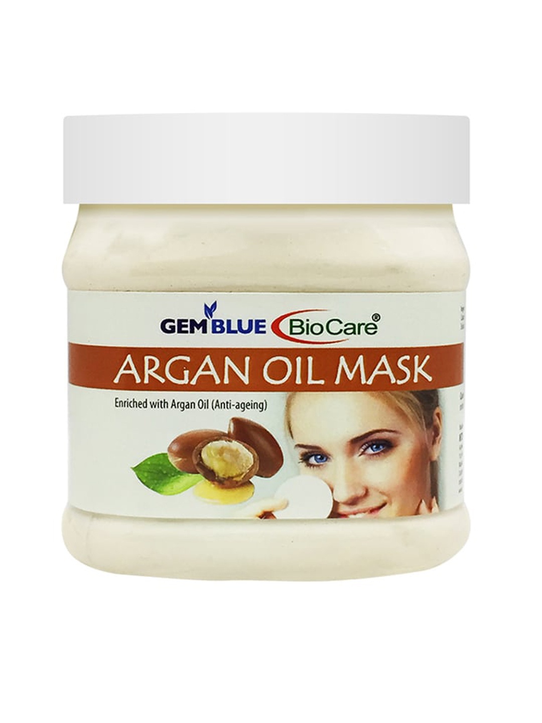 

Gemblue Biocare Argan Oil Mask 500ml, Off white