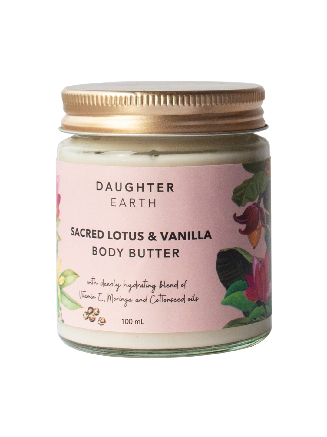 

DAUGHTER EARTH Sacred Lotus & Vanilla Body Butter - 100 ml, Off white