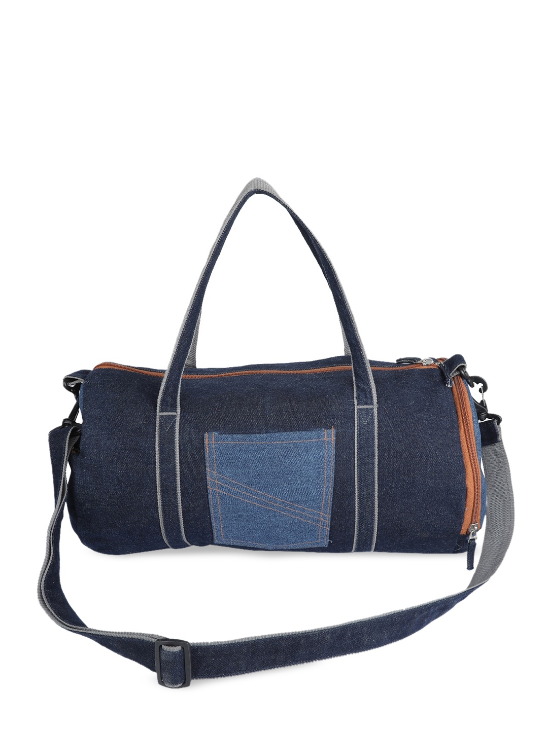 

The Purani Jeans Blue Colourblocked Shoulder Bag
