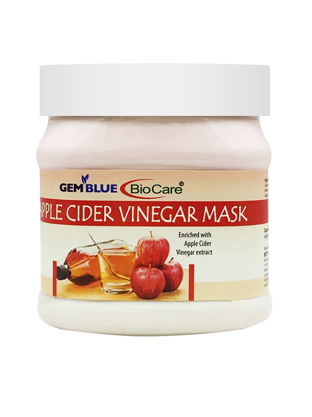 

Gemblue Biocare Unisex Apple Cider Mask 500ml, Off white
