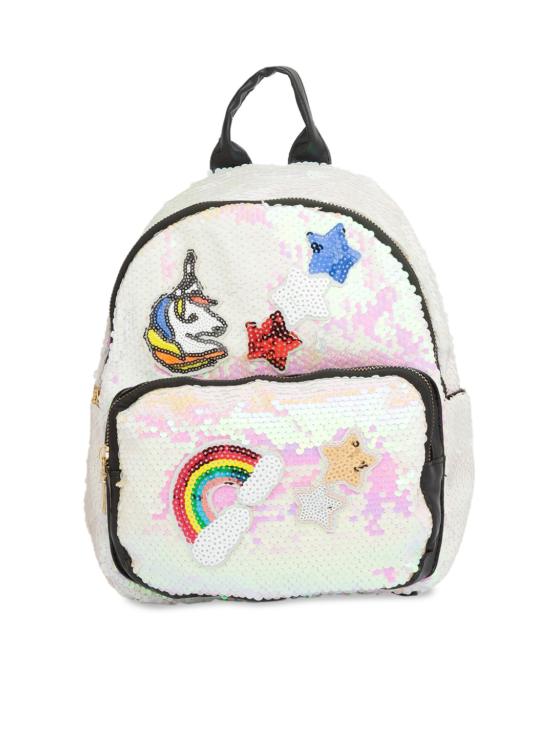 

Globus Women White Sequin Backpack