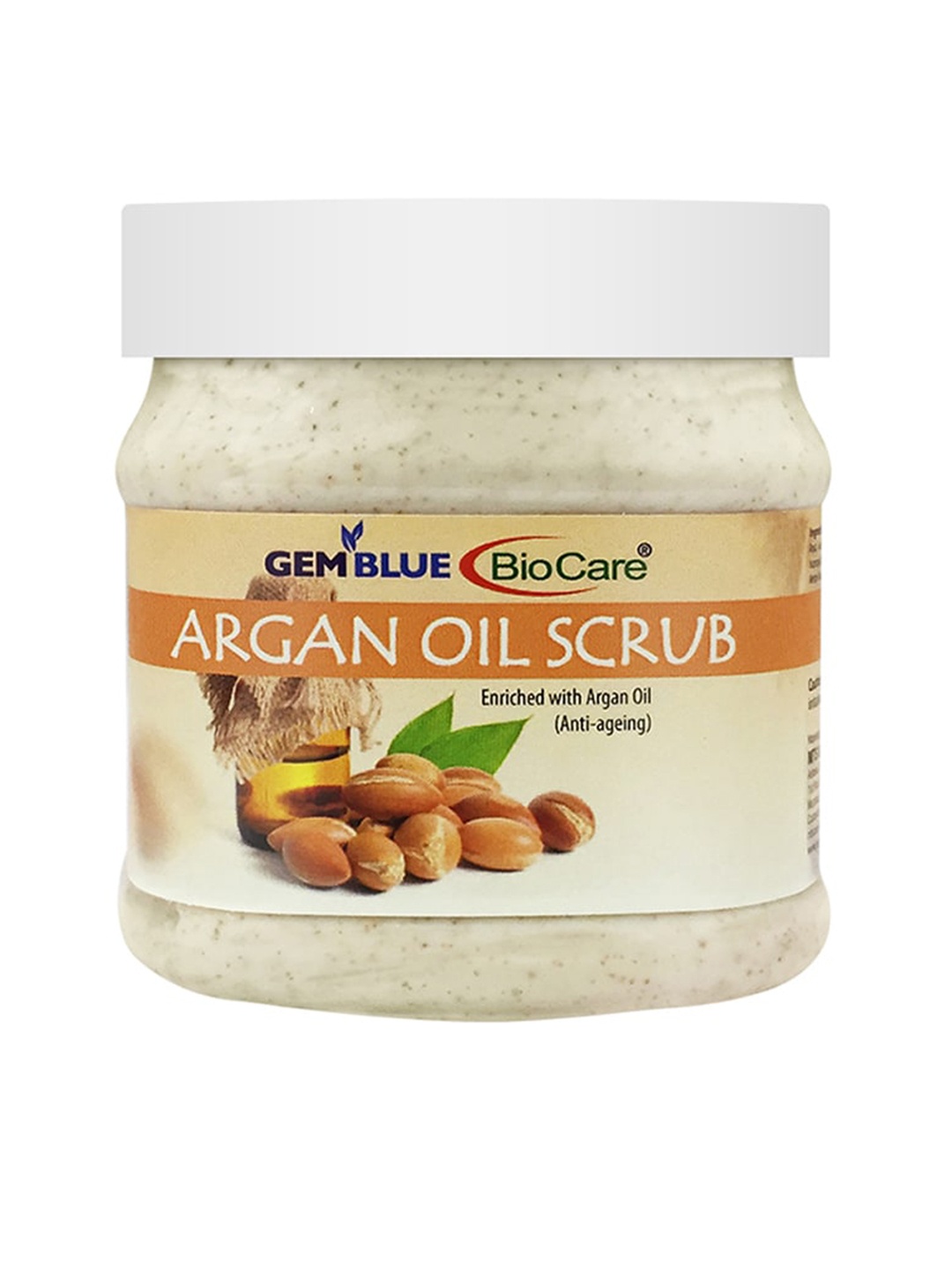 

GEMBLUE BioCare Argan Oil Scrub - 500 ml, White