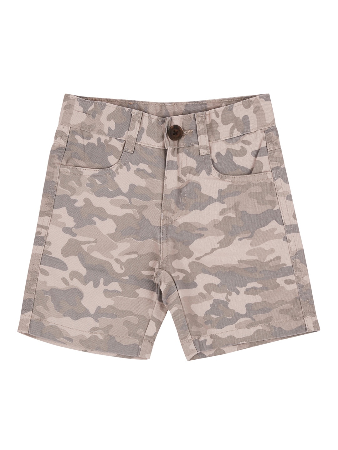 

Ed-a-Mamma Boys Beige Printed Regular Fit Regular Shorts