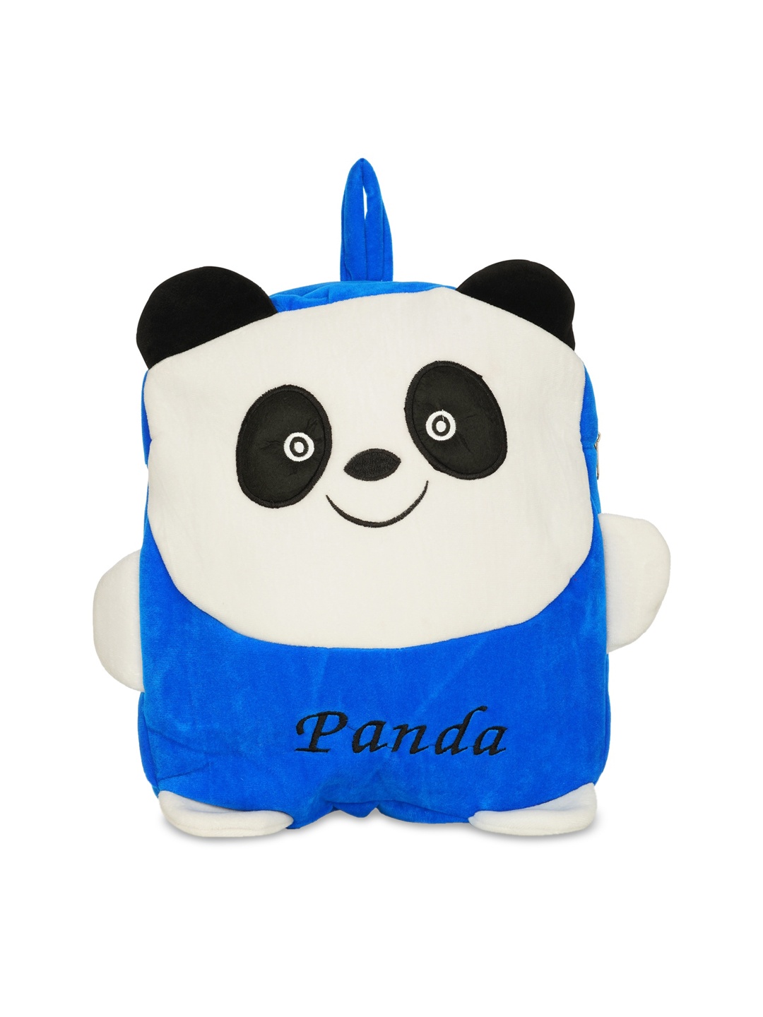 

DukieKooky Unisex Kids Blue & White Embroidered Backpacks