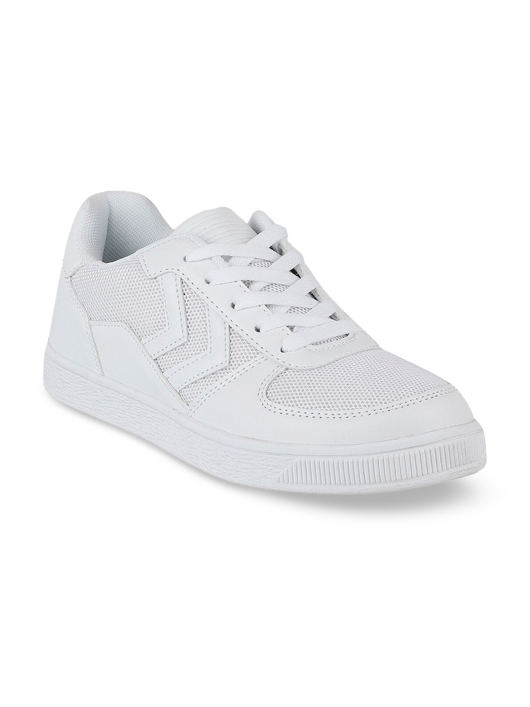 

hummel Unisex White Perforations Casual Sneakers