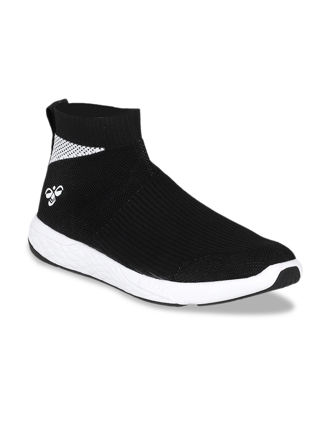 

hummel Women Black & White Colourblocked Sneakers Casual Shoes
