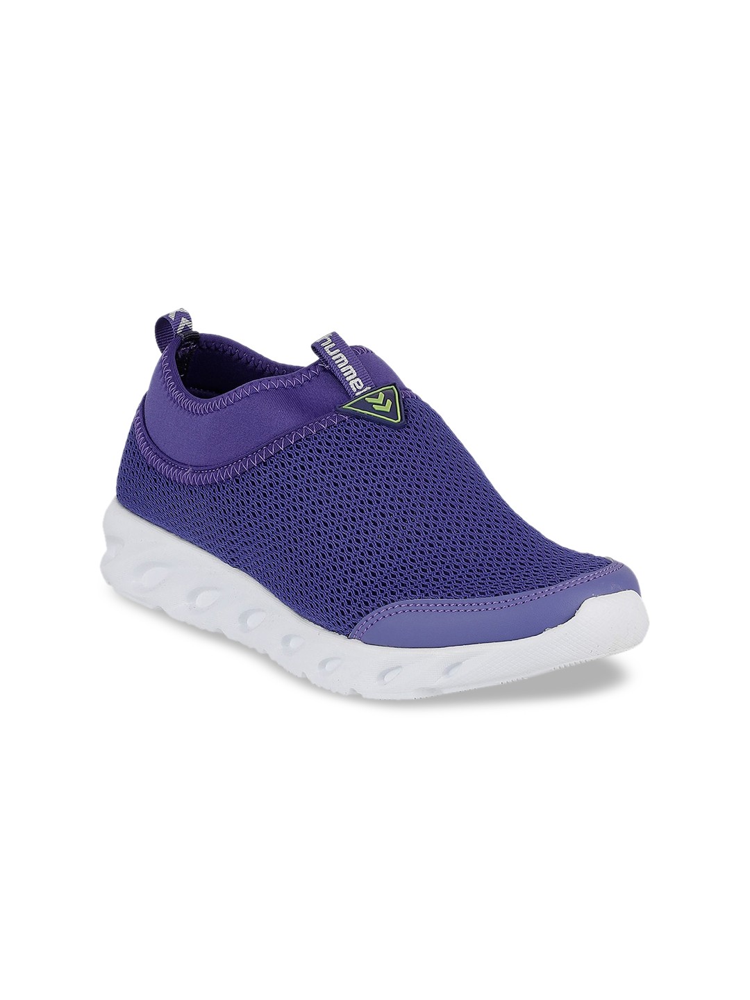 

hummel Women Woven Design Slip-On Sneakers, Blue