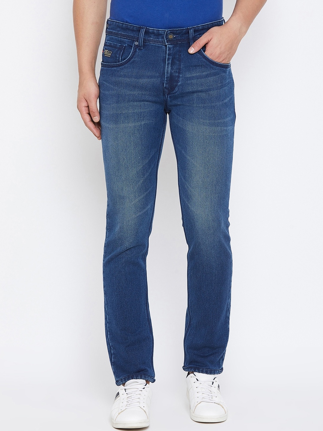 

Canary London Men Blue Slim Fit Low-Rise Clean Look Jeans