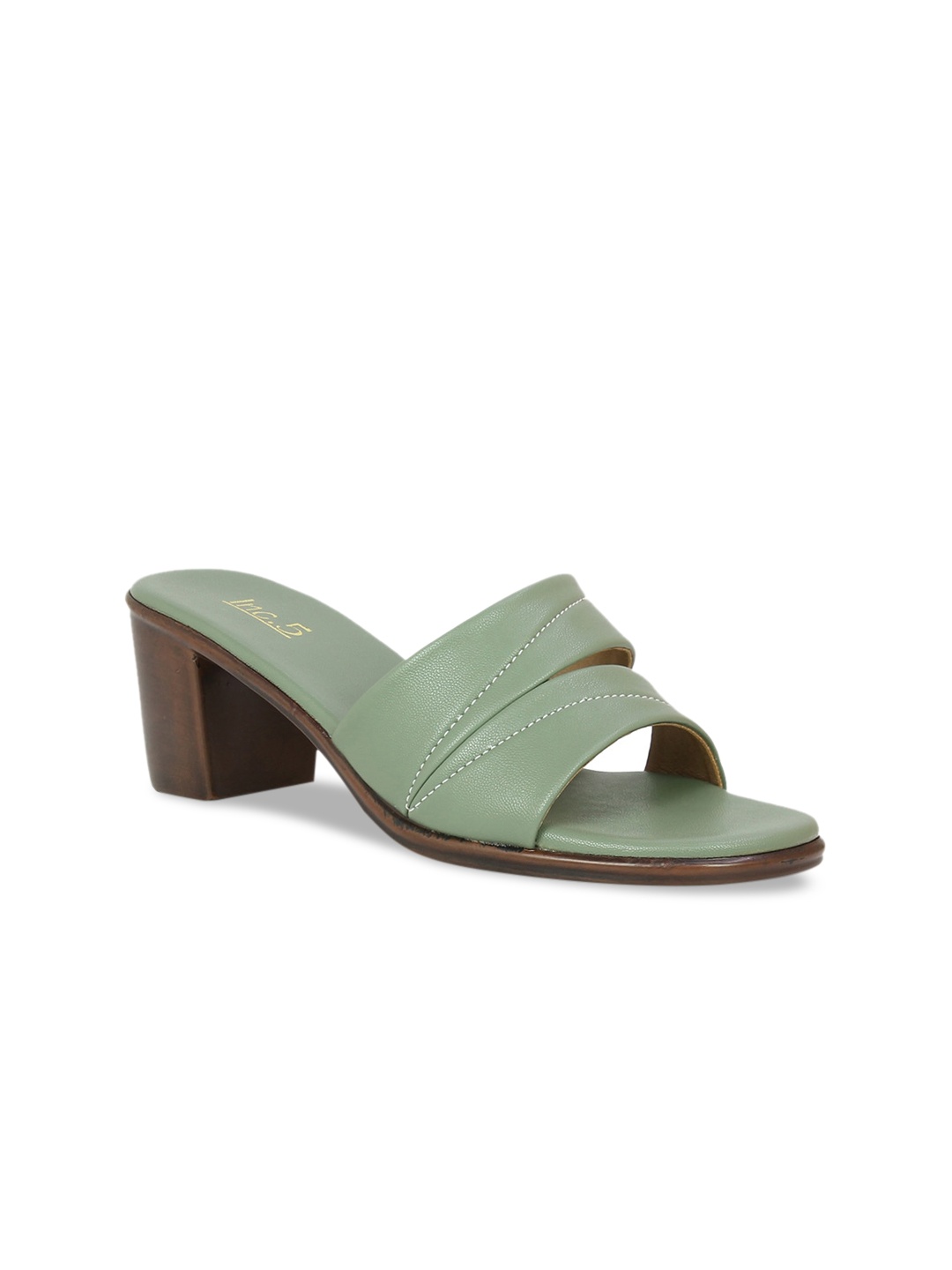 

Inc 5 Women Green Solid Heels