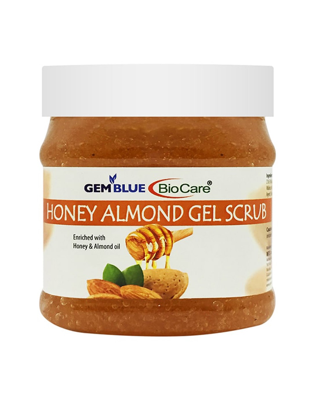 

Gemblue Biocare Honey & Almond Gel Scrub, 500ml, Transparent