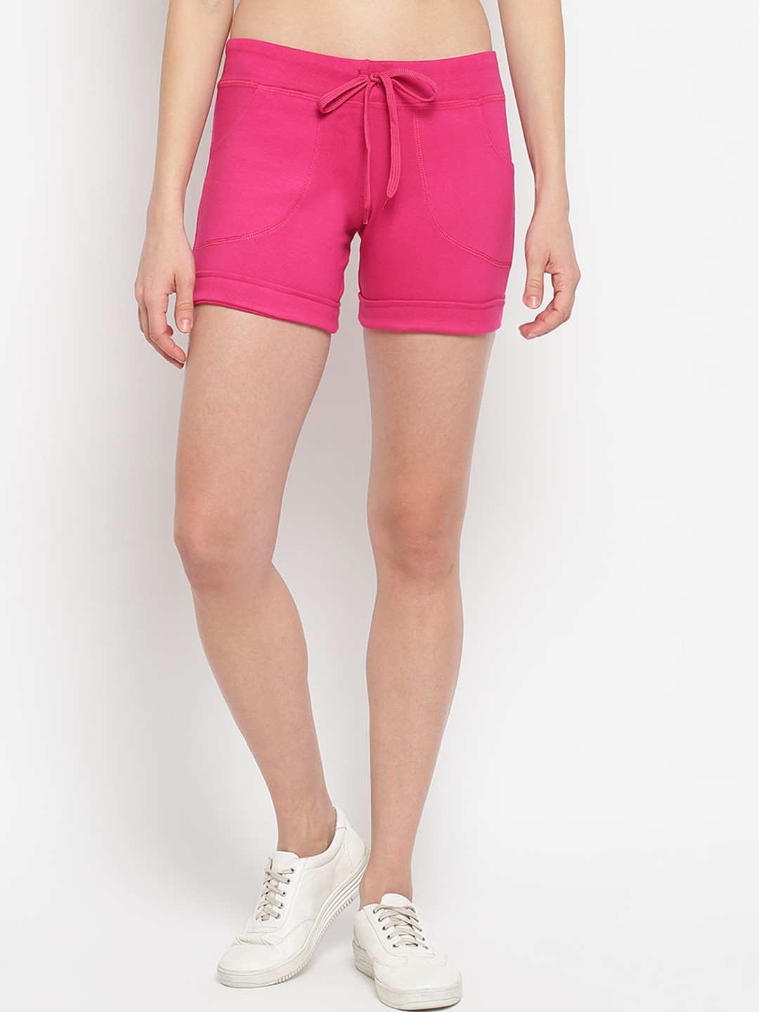 

StyleStone Women Pink Solid Regular Fit Shorts