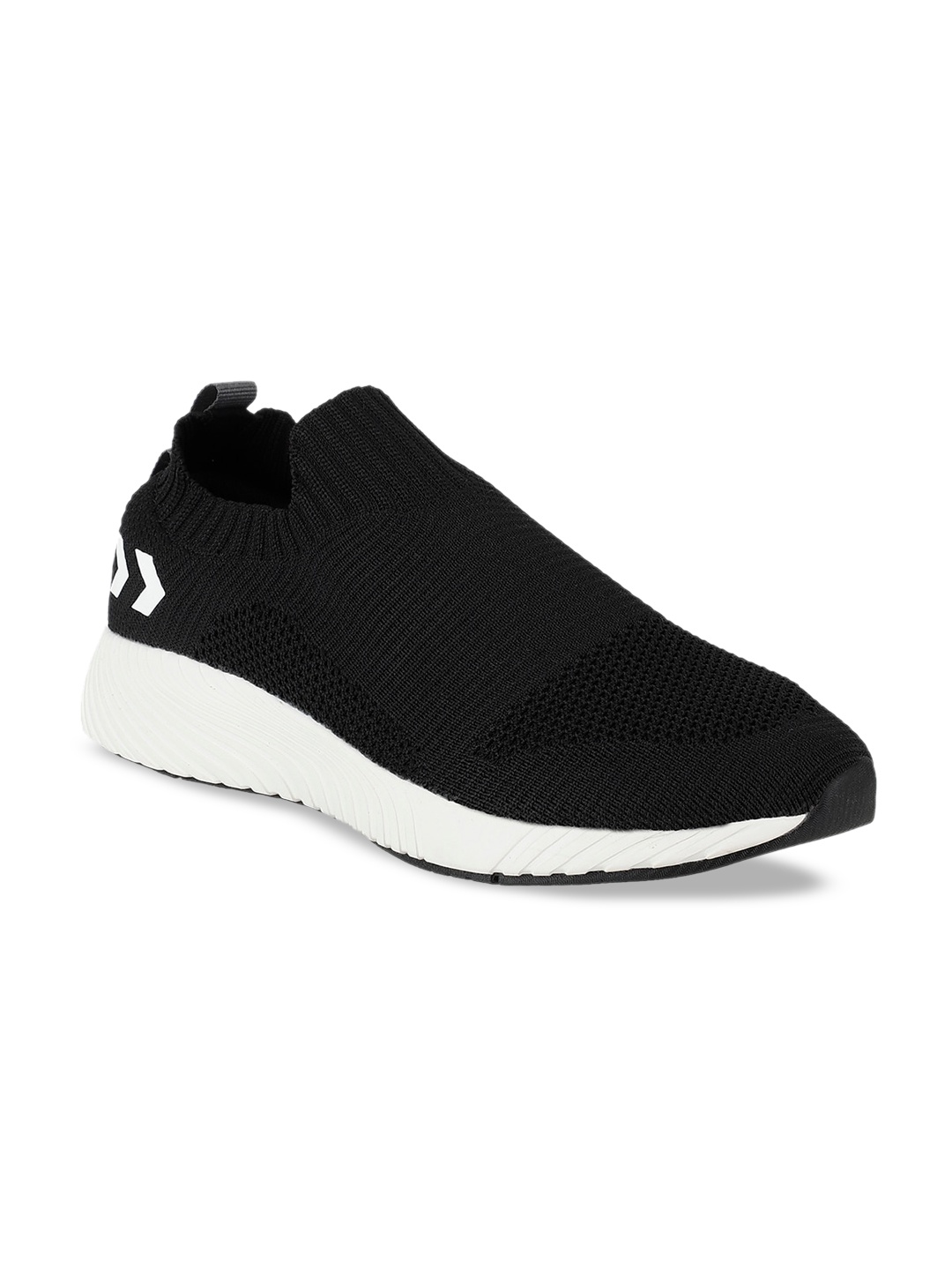 

hummel Men REESE BREAKER Orthotic Friendly Contrast Sole Slip-On Sneakers, Black
