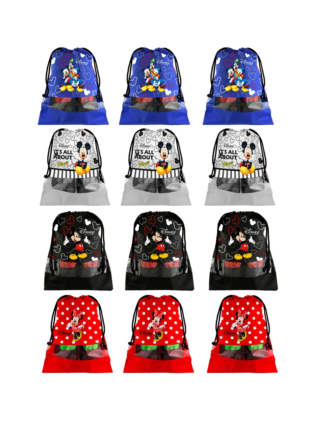 

Kuber Industries Set Of 12 Disney Printed Dust-Proof Shoe Organisers, Multi