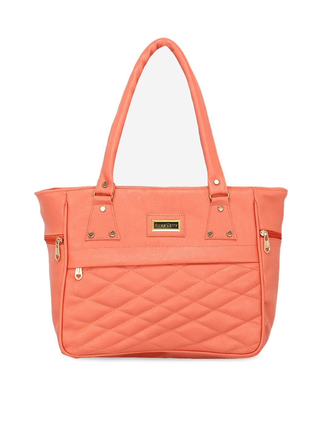 

Stropcarry Tan Solid Handheld Bag