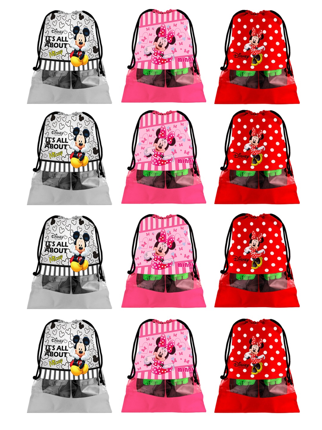 

Kuber Industries Set Of 12 Disney Printed Dust-Proof Shoe Organisers, Grey