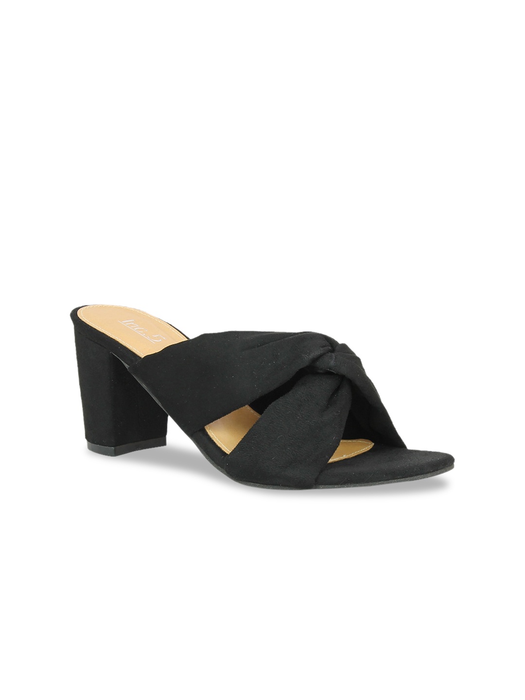 

Inc 5 Women Black Solid Mules