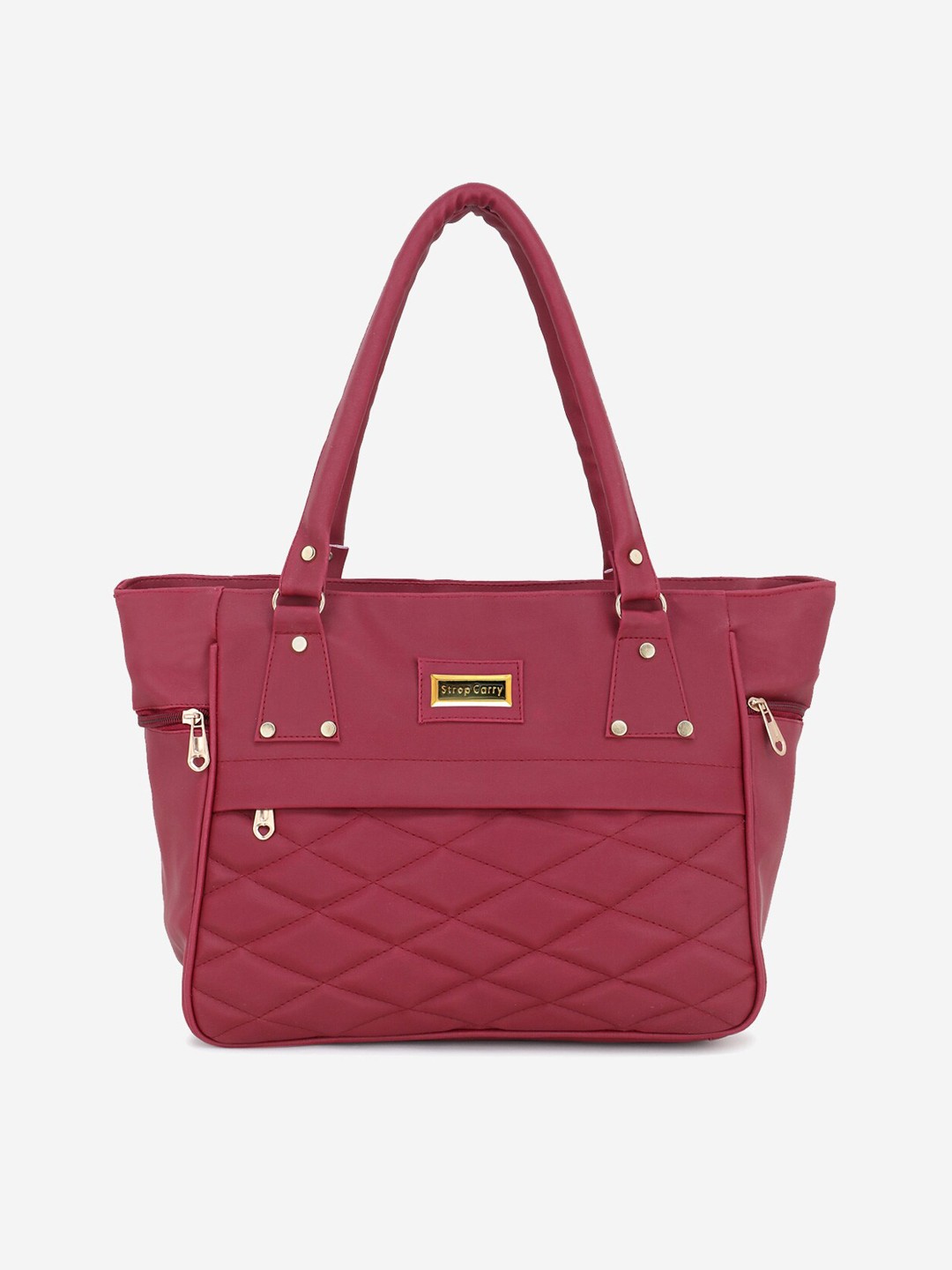 

Stropcarry Maroon Solid Shoulder Bag