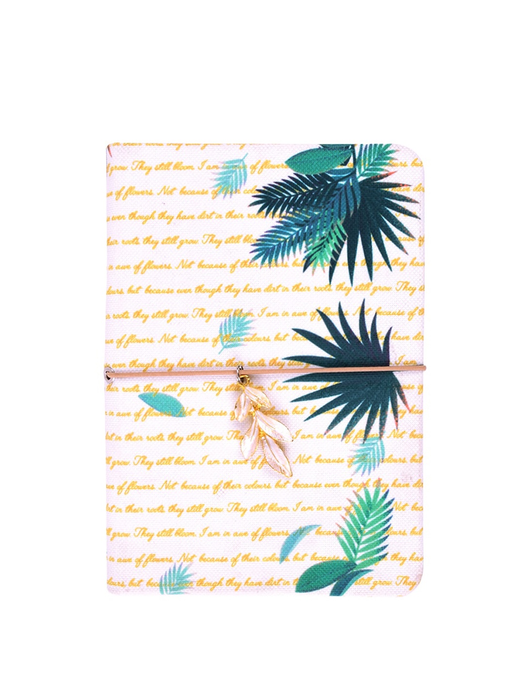 

Doodle White & Green Lush Fabric Journal Diary