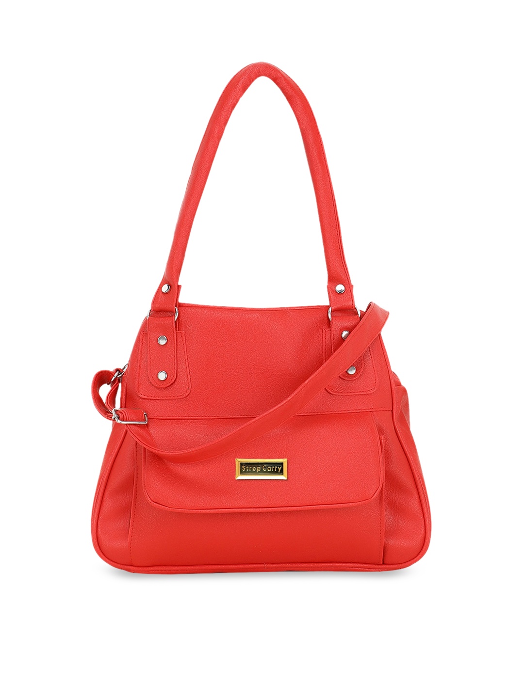 

Stropcarry Red Solid Satchel
