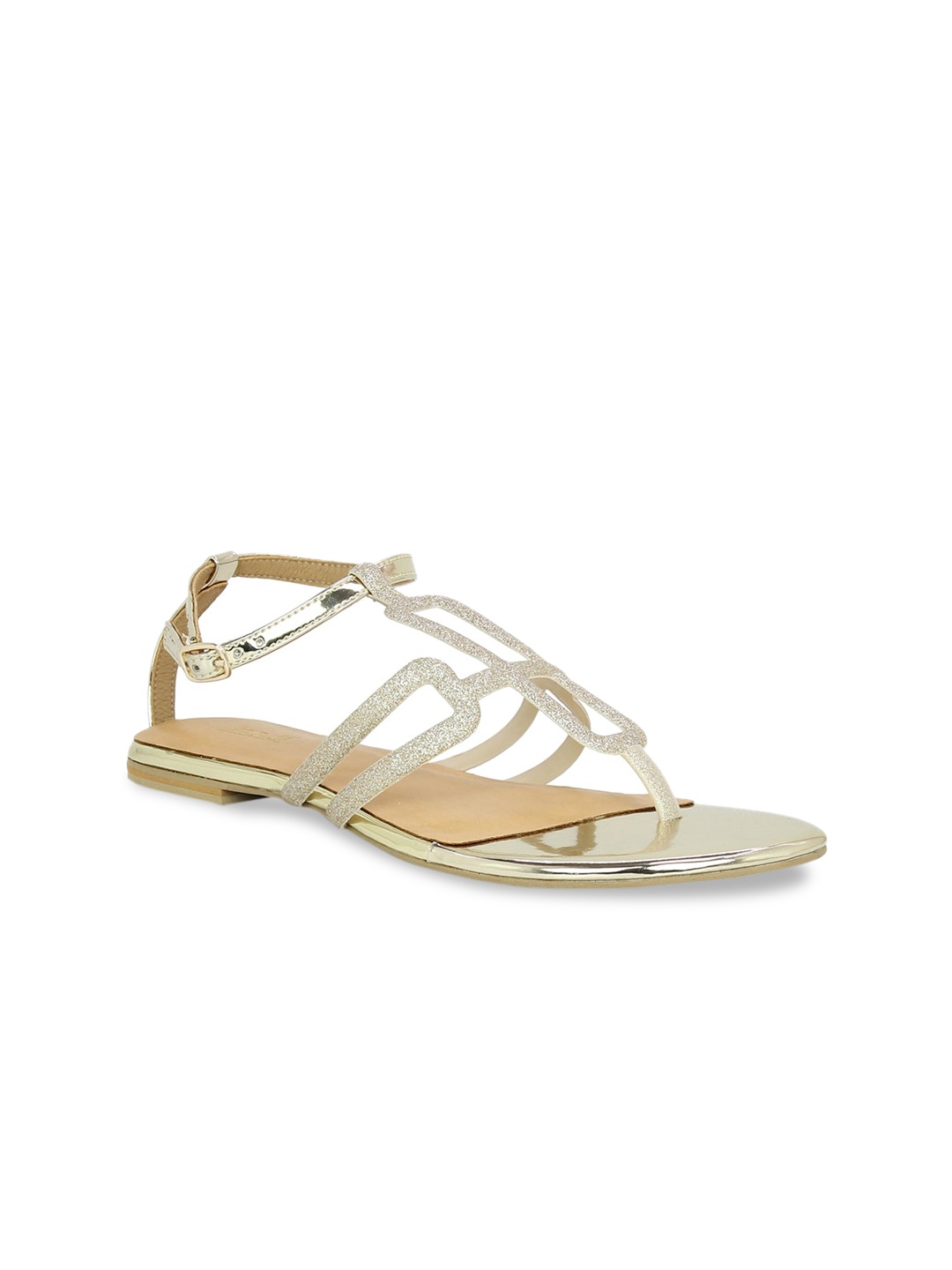 

Inc 5 Women Gold-Toned Embellished Gladiators