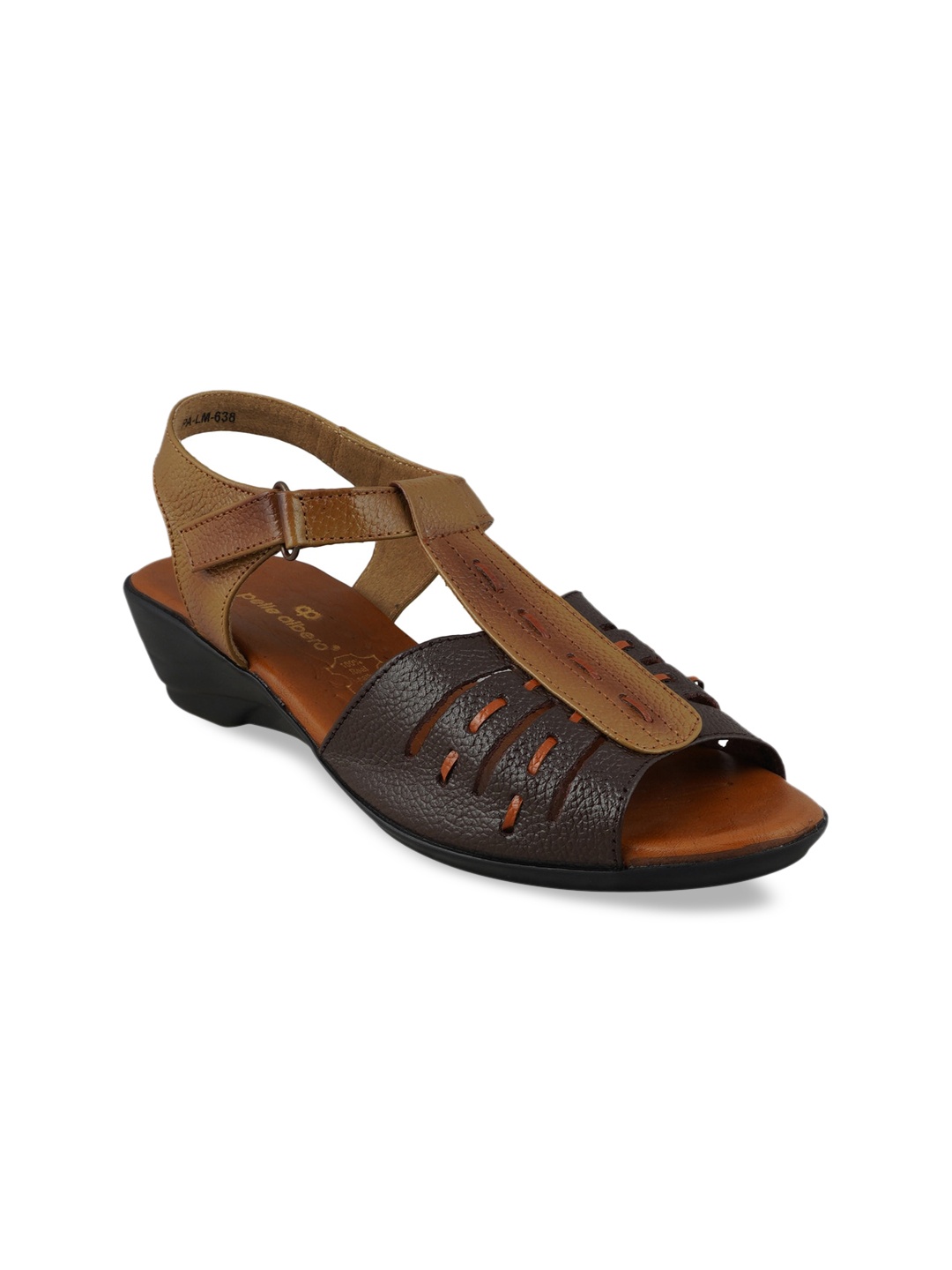 

pelle albero Women Multicoloured Woven Design Sandals, Multi