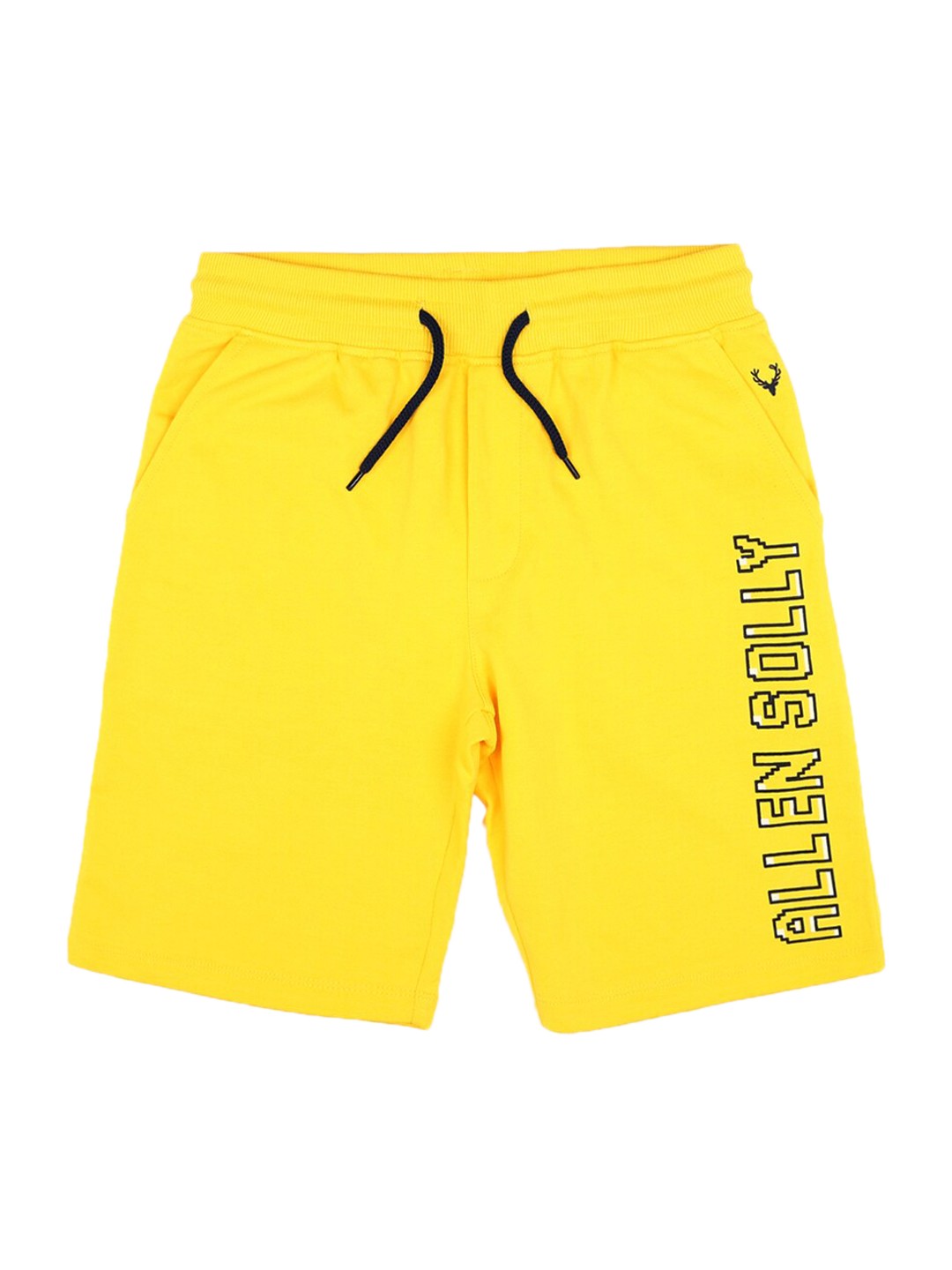 

Allen Solly Junior Boys Yellow Printed Regular Fit Pure Cotton Regular Shorts